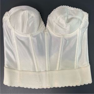 Vintage Carnival 32B Brasselette Silhouette Longline Bra Corset Bustier 203 - EU